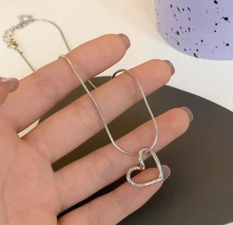 Silver Heart - Necklace